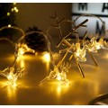Luces LED navideñas en forma de renos – Guirnalda luminosa multicolor. Para decoración navideña de dormitorios y centros comerciales Por Mayoreo D-21358