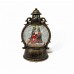 Lámpara navideña musical con efecto de nieve y luz LED – Farol vintage con figuras, decoración navideñas Por Mayoreo  D-21659
