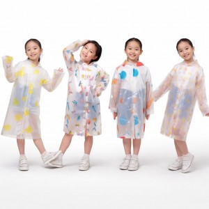 Impermeable infantil para niños, ligero y resistente al agua, ideal para lluvia y actividades al aire libre, impermeable de EVA Por Mayoreo 10594-5