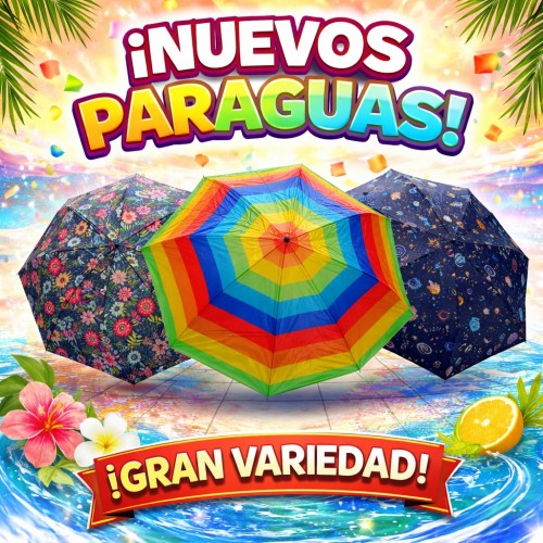 Mini paraguas con filtro solar UV, compacto y ligero. Ideal para sol y lluvia.  Por mayoreo 1003A