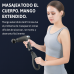 Pistola de Masaje Profesional Fascial Gun Pro con Mango Largo Desmontable, Masajeador Muscular de Alta Potencia para Espalda, Cuello y Piernas- Por Mayoreo bld-326