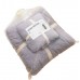 Set de 2 toallas en color gris suave para baño y rostro de 35*75cm Y  70*140cm  venta por mayoreo SJ13
