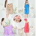 Set de baño para mujer con bata, toalla, gorro secado y banda para cabello de tela suaves 5 En 1 venta por Mayoreo  SJ14