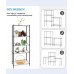 Repisa organizador multifuncional metálica de cocina 5 niveles con ganchos laterales por Mayoreo SNH109