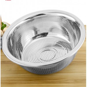 Cesta para lavar verduras de acero inoxidable utensilios de cocina multifuncional de 70cm por mayoreo 0703-5