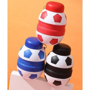 Mini exprimidor licuadora portátil con forma de balon fútbol de silicona de 500ml recargable por mayoreo 3076