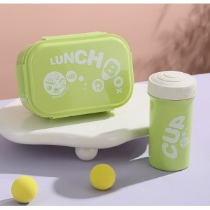 Juego de lonchera sencilla con compartimentos por mayoreo  7824