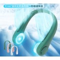 Ventilador de cuello pequeño con carga USB portátil para colgar en el cuello, Mayoreo 83427