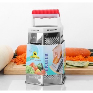 Rallador de seis lados de 8 pulgadas, utensilios de cocina multifunciónal al mayor  AP-25
