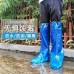 Fundas desechables para zapatos contra la lluvia, fundas impermeables para zapatos, fundas gruesas para botas largas para días lluviosos, fundas de plástico para botas para rafting al aire libre