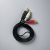 Cable De Audio Auxiliar Plug 3.5mm 2 Puntas Rca Rojo Blanco