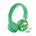 Audifonos recargables, tipo diadema diefrentes colores y diseños de figuras de novedad,Dinosaurios,niño,niña,MAYOREO 