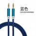 Cable Auxiliar 1 Metro, 3.5mm Audio Macho Reforzado Agujeta, diferentes colores,MAYOREO. 