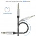Cable Auxiliar 3 Metros, 3.5mm Audio Macho Reforzado Agujeta, diferentes colores,MAYOREO.