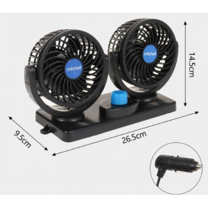 Ventilador doble para auto PM4822