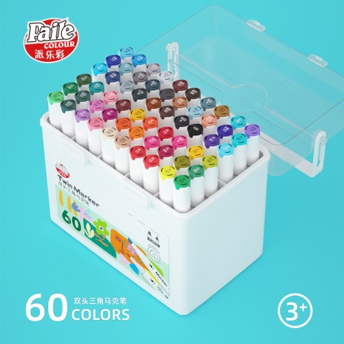 CAJA DE ROTULADORES 60PZ, CAJA DE PLUMONES 60PZ COLORES, MAYOREO. 