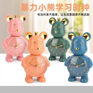 RELOJ DESPERTADOR EN FORMA DE OSO, RELOJ DESPERTADOR, DIFERENTES COLORES, MAYOREO. 