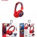 Audifonos inalambricos, tipo diadema USB recargables rojos, diferentes modelos de SuperHeroes,MAYOREO  