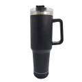 Nueva taza termo de audio Bluetooth de 40 oz, termo de acero inoxidable con bocina y con asa para automóvil, termo con pajita de gran capacidad mayoreo TER40