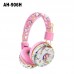 Audifonos inalambricos de diadema de dibujos animados de moda Unicornios, niñas,niños, MAYOREO