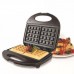 Waflera Electrica con Doble Plancha Antiadherente, Maquina de Waffles 