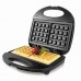 Waflera Electrica con Doble Plancha Antiadherente, Maquina de Waffles 