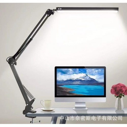 Lámpara de escritorio LED plegable de brazo largo para estudio LED930