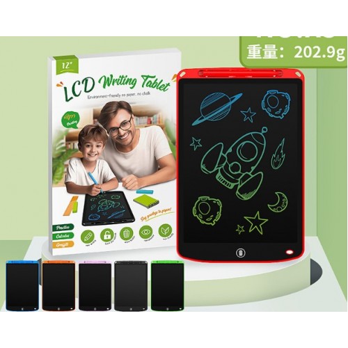 Tablero pizarron de dibujo electrónico de escritura pantalla LCD de 12' pulgadas  XZ30 