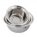 Escurridor de comida de cero inoxidable, colador para alimentos 28cm, Diferentes medidas, MAYOREO. 