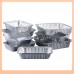 Bandeja de aluminio, Bandeja de aluminio para comida 32.5x26cm, diferentes medidas, MAYOREO.