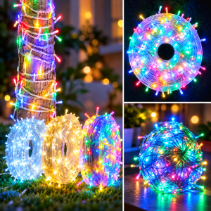 Serie de luces LED multicolor para decoración de fiestas, eventos y diferentes espacios. Flexible, llamativa y fácil de colocar. Venta por mayoreo.