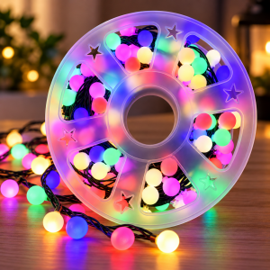 Serie de luces LED multicolor para decoración de fiestas, eventos, habitaciones y diferentes espacios. Presentación práctica en carrete. No incluye control. Venta por mayoreo.