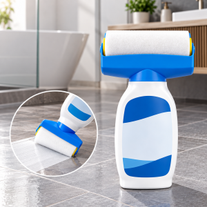 Gel antideslizante para pisos con práctico rodillo aplicador de espuma. Ideal para aplicar sobre superficies compatibles en baños y hogar. Venta por mayoreo.