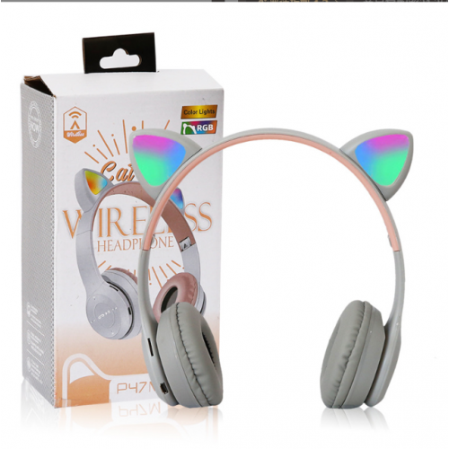 Audífonos Bluetooth con orejas de gato, ajuste cómodo y diseño plegable. Ideales para música, llamadas y uso diario. Venta por mayoreo. Audífonos Bluetooth con orejas de gato, ajuste cómodo y diseño plegable. Ideales para música, llamadas y uso diario. Venta por mayoreo.