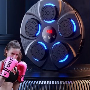 Máquina de boxeo interactiva con luces LED y pantalla digital para entrenamiento y reflejos venta por mayoreo 00804-5