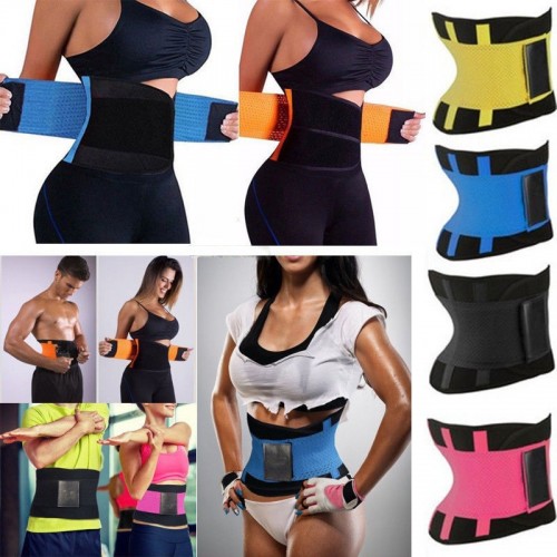 Faja ajustable reduce cintura y abdomen, mejora la postura y brinda soporte lumbar. Ideal para entrenamientos, uso diario y moldear la figura. Tallas M L XL XXL y colores variados. Venta por mayoreo