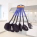 Juego de utensilios de cocina de 6 piezas con mango y colgador – Venta por mayoreo 032-67