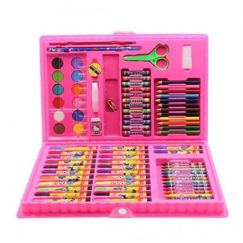 Set de colores y plumones para dibujar infantil de 86 pcz B147