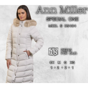 Chamarra Larga Acolchada para Dama con Gorro y Peluche Invierno, Térmica y Elegante  Con Forro de Peluche.  Calidad PREMIUM Gorro Desmontable.  Venta al por  mayor 05404 