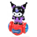 Carrito balance con diseño Kuromi que se desplaza manteniendo el equilibrio, con efectos de luz, música y spray tipo vapor. Juguete interactivo y llamativo, regalo para niños. Venta al por mayor