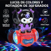 Carrito balance con diseño Kuromi que se desplaza manteniendo el equilibrio, con efectos de luz, música y spray tipo vapor. Juguete interactivo y llamativo, regalo para niños. Venta al por mayor