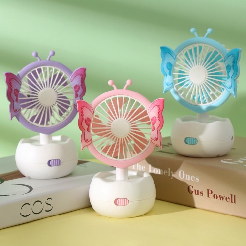 Mini ventilador de escritorio de mariposa portátil 095B