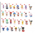 MAGIC BLOCK Figuras armables Disney+Super Mario+Pokémon+One Piece+Hello Kitty (12-18cm) 1004A