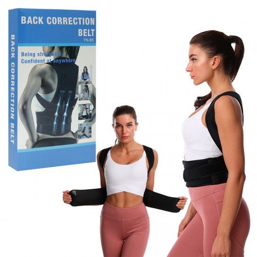 Faja con soporte corrector de postura ajustable unisex MAYOREO 10107