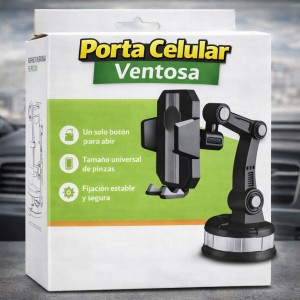 Porta Celular con Ventosa Ajustable 360° para Auto por Mayoreo – Código 10178