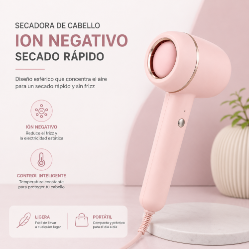 Mini secador de cabello portátil por MAYOREO
