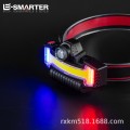 Linterna de cabeza LED + COB, modelo W685-1, recargable, ajustable y brillante, venta al por mayor 10419