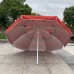 Sombrilla de playa doble 1.2 metros con diseño a rayas, estructura resistente, ideal para jardín o exteriores, venta por mayoreo 10593-2