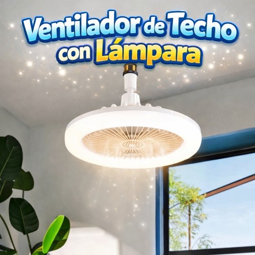 Ventilador de Techo con Lámpara LED Decorativa por Mayoreo 10631
