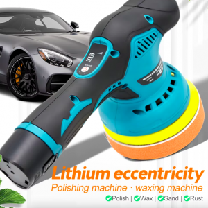 Pulidora inalámbrica recargable con accesorios de pulido. Ideal para auto, hogar y mantenimiento. Venta por mayoreo